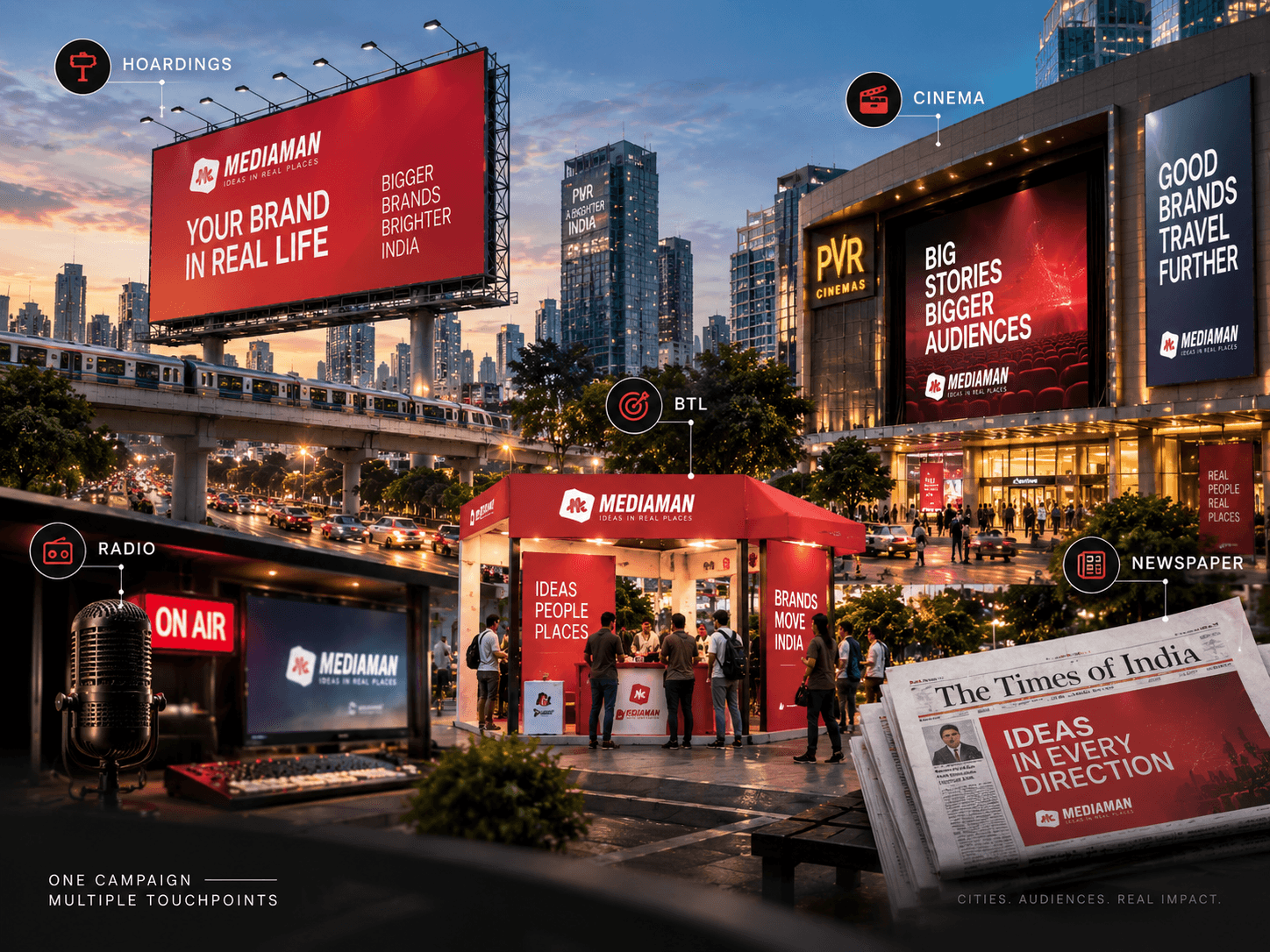 Integrated advertising campaign