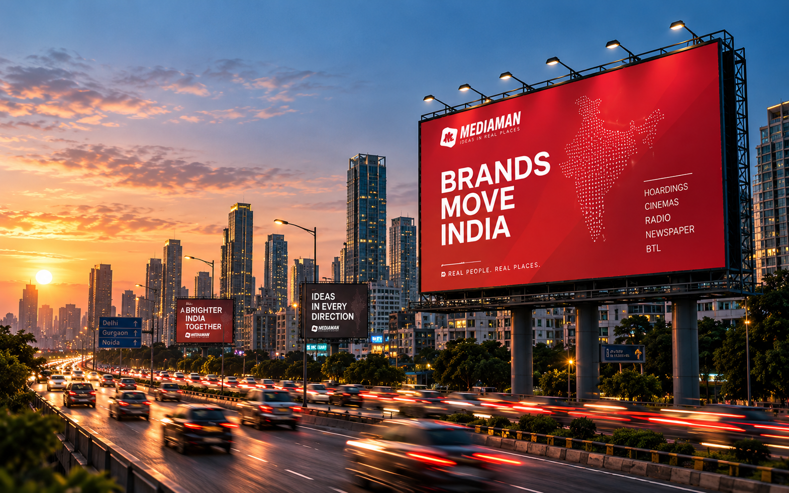 MediaMan outdoor advertising campaign